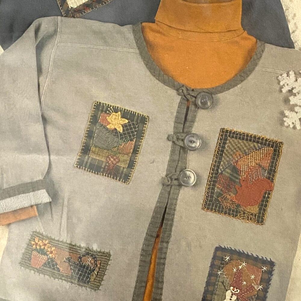 Indygo Junction IJ556 Pattern Stitchin With Sweats Applique Cozy Warm Comfort